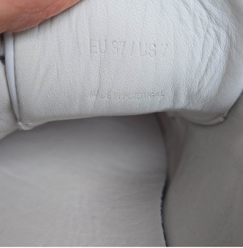 Joyasol Paisley white gold sneakers 37 6.5-7 - Picture 8 of 15